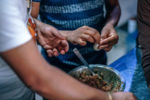 enkel dessert i glas