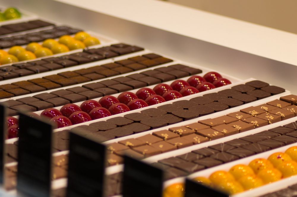 stor chokladask